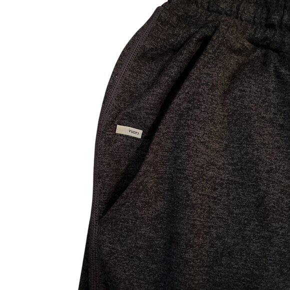 🔥 Vuori Men's Joggers Size M Black Heather Athletic Performance Pants ✨ - Picture 7 of 8